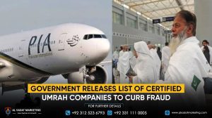Government releases list of certified Umrah companies to curb fraud