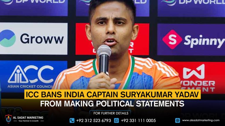 ICC bans India captain Suryakumar Yadav from making political statements