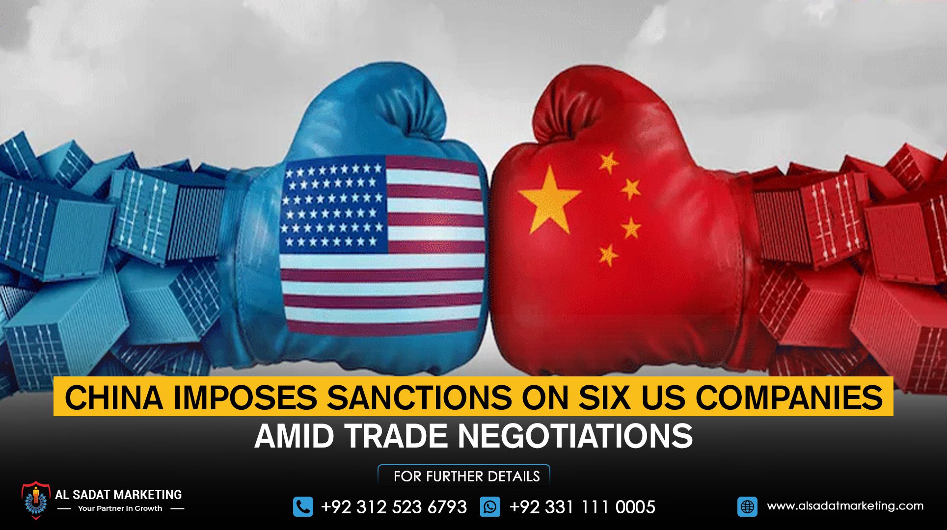 China imposes sanctions on six US companies amid trade negotiations