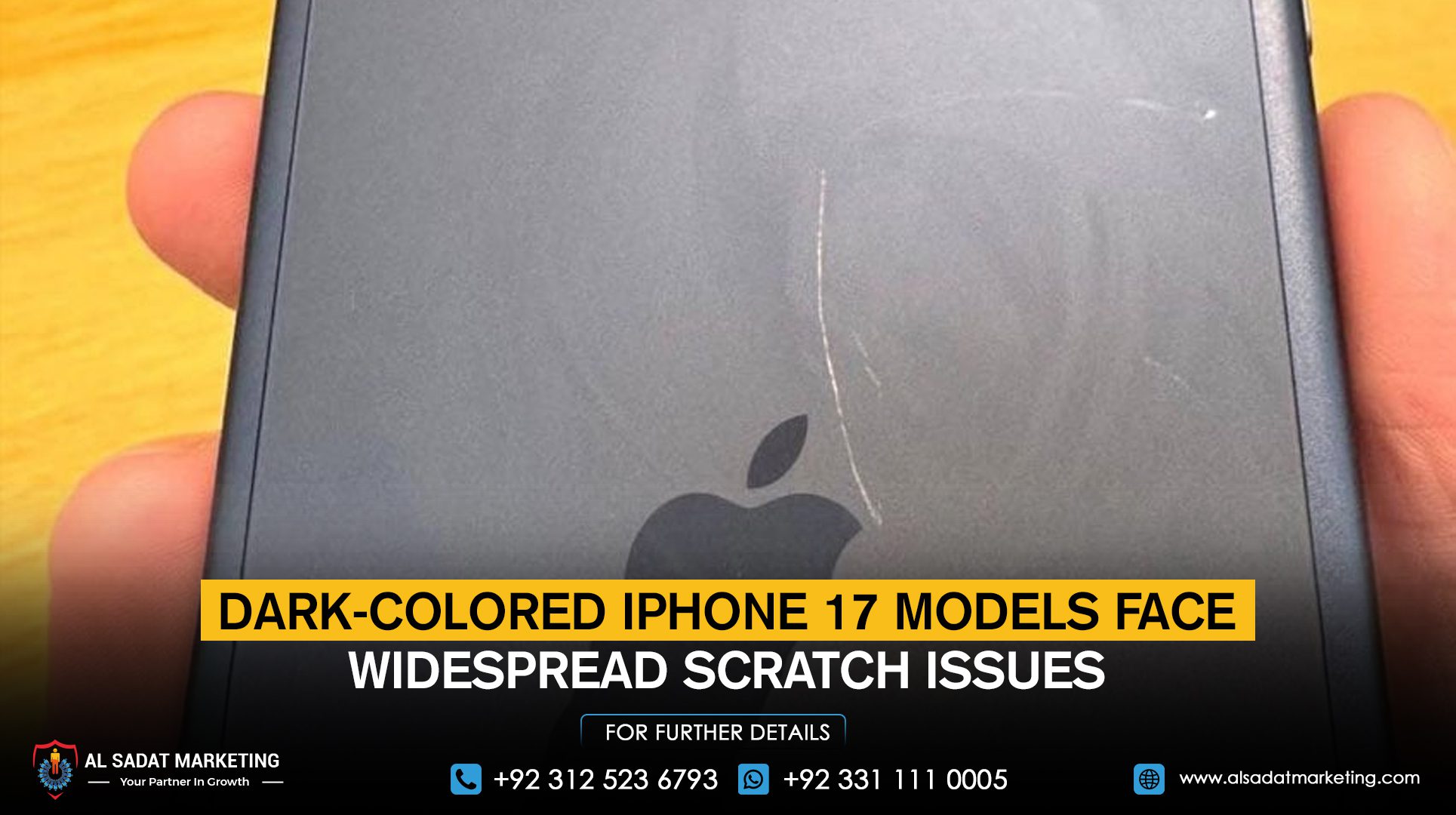 Dark-colored iPhone 17 models face widespread scratch issues