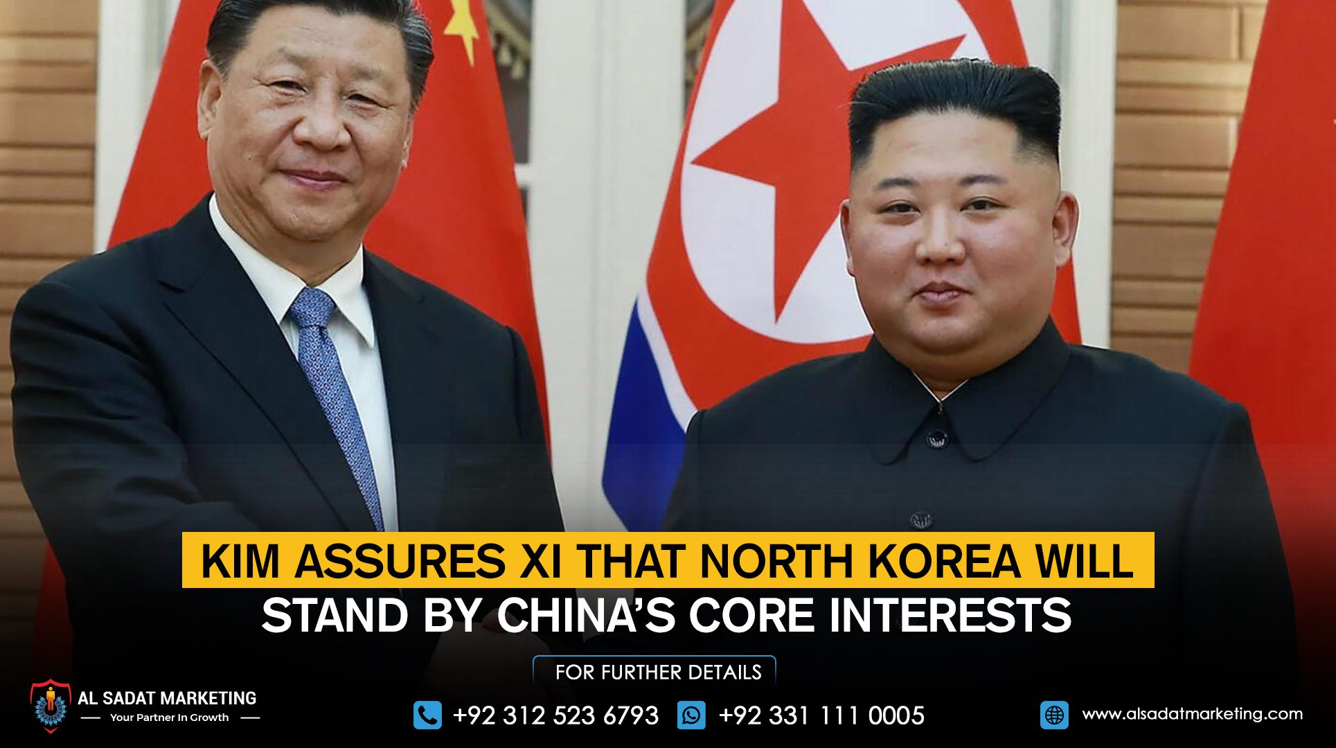Kim Assures Xi That North Korea Will Stand by China’s Core Interests
