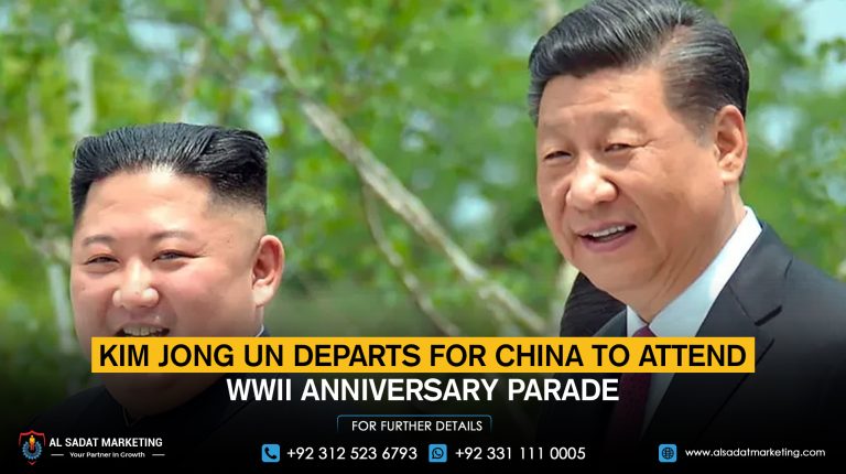 Kim Jong Un departs for China to attend WWII anniversary parade