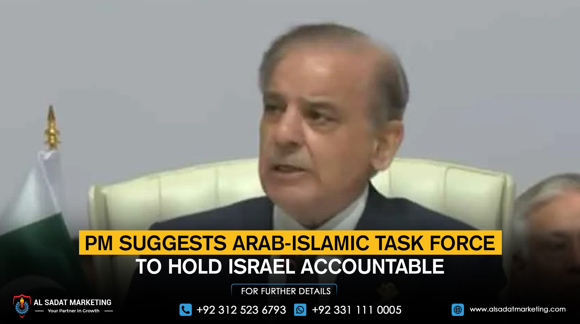 PM suggests Arab-Islamic Task Force to hold Israel accountable