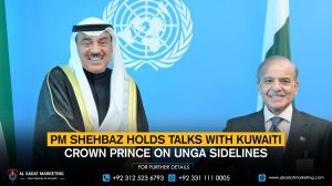 PM Shehbaz holds talks with the Kuwaiti crown prince on the UNGA sidelines