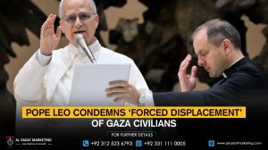 Pope Leo condemns the ‘forced displacement’ of Gaza civilians