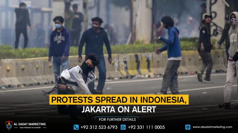 Protests spread in Indonesia, Jakarta on alert