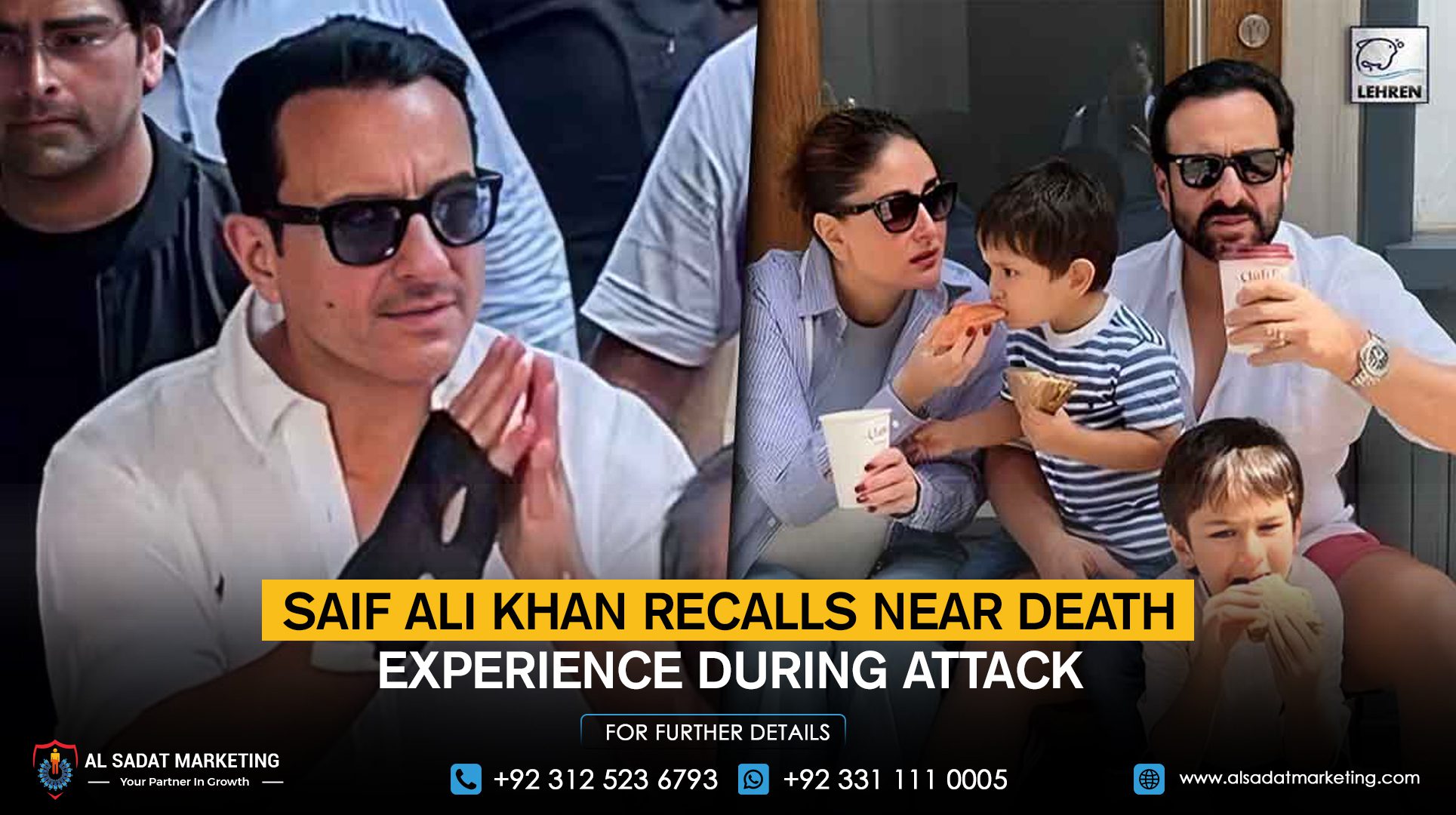 Saif Ali Khan Recalls Near-Death Experience During Attack
