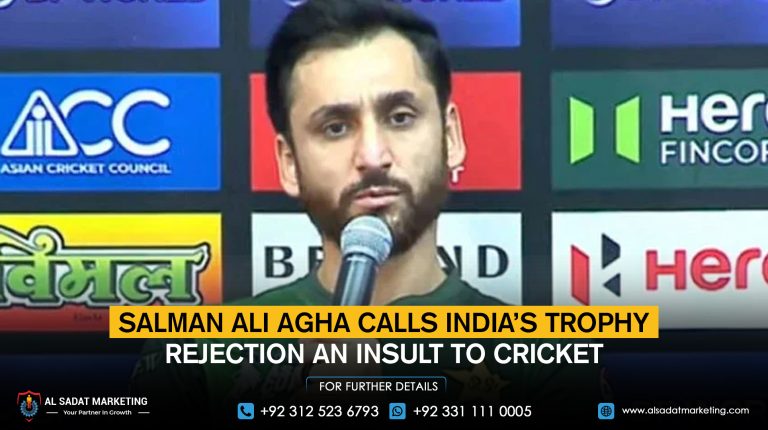 Salman Ali Agha Calls India’s Trophy Rejection an Insult to Cricket