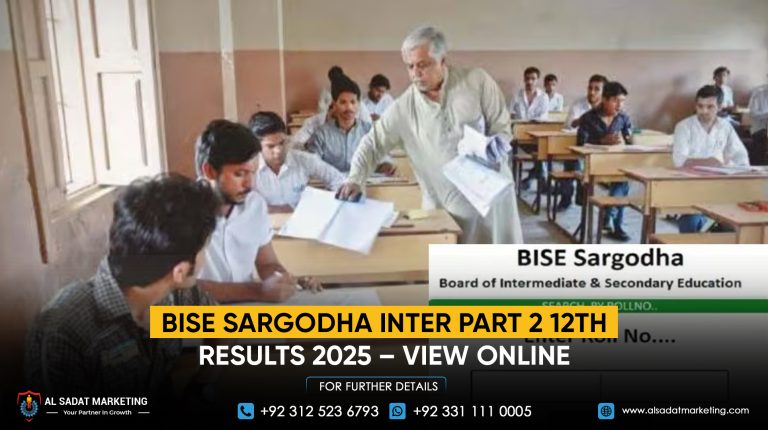 BISE Sargodha Inter Part 2 12th Results 2025 – View online