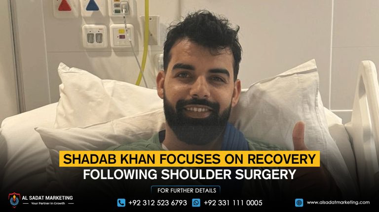 Shadab Khan focuses on recovery following shoulder surgery