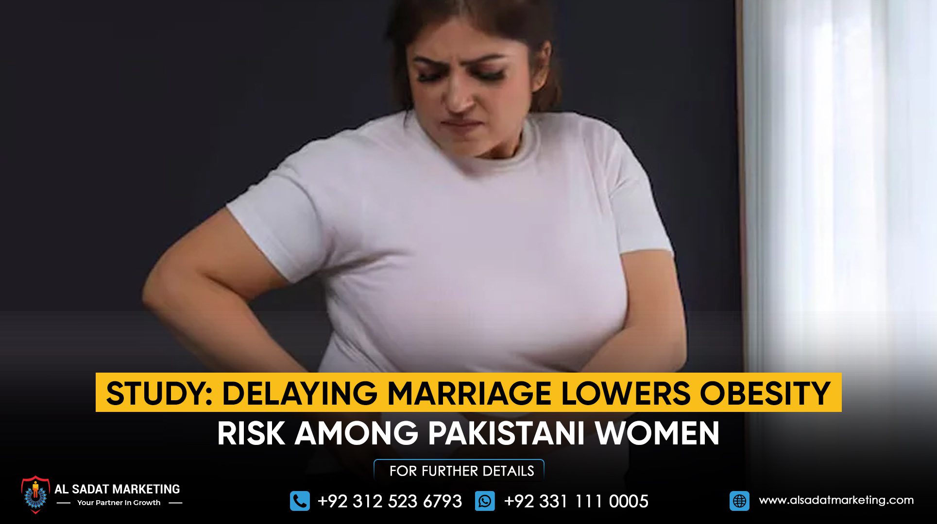 Study: Delaying marriage lowers obesity risk among Pakistani women