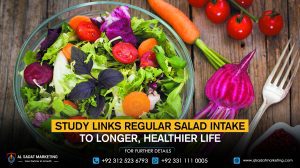 Study Links Regular Salad Intake to Longer, Healthier Life