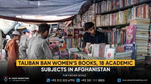 Taliban ban women’s books, 18 academic subjects in Afghanistan