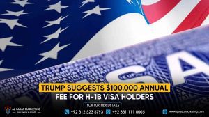 Trump suggests $100,000 annual fee for H-1B visa holders