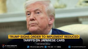 Trump signs order to implement reduced tariffs on Japanese cars