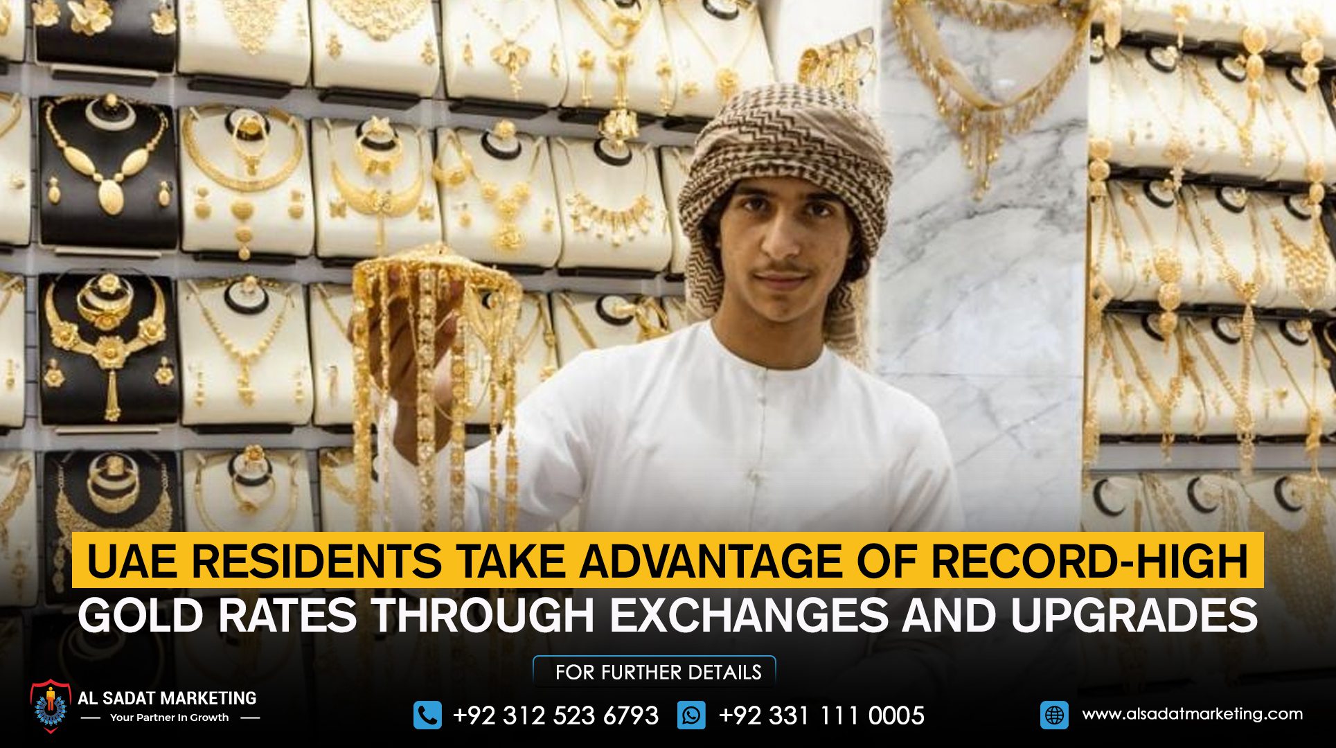 UAE residents take advantage of record-high gold rates through exchanges and upgrades