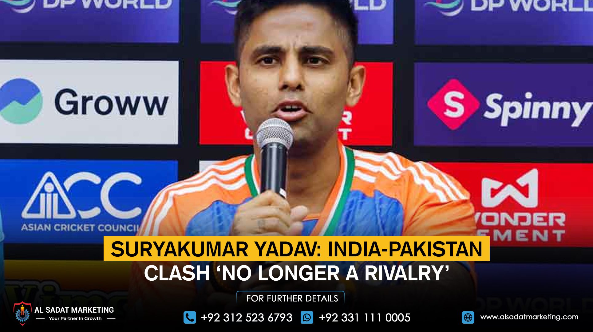 Suryakumar Yadav: India-Pakistan clash ‘no longer a rivalry’