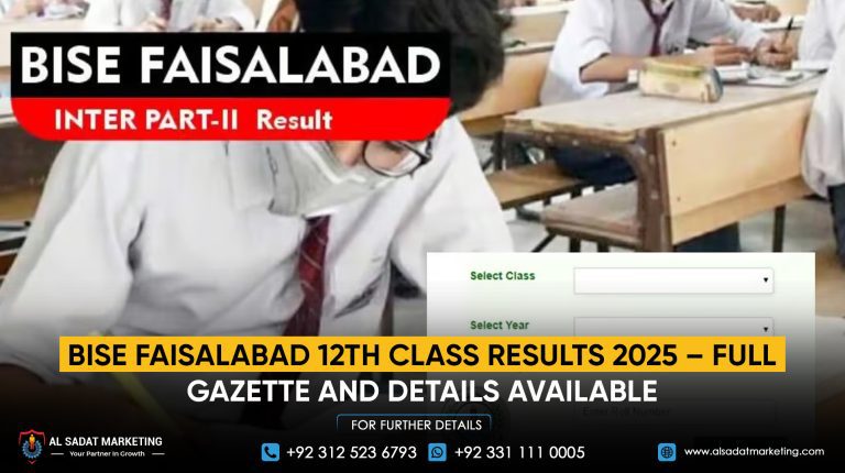 BISE Faisalabad 12th Class Results 2025 – Full gazette and details available