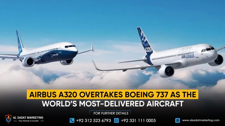 Airbus A320 overtakes Boeing 737 as the world’s most-delivered aircraft