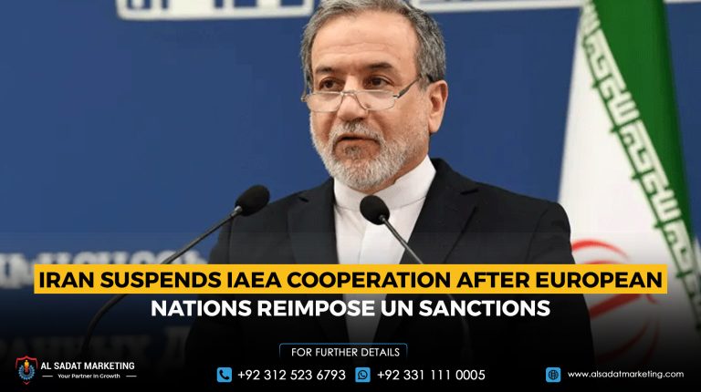 Iran suspends IAEA cooperation after European nations reimpose UN sanctions