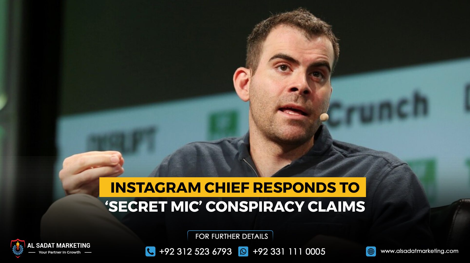 Instagram chief responds to ‘secret mic’ conspiracy claims