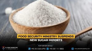 Food Security Ministry Suspends New Sugar Imports