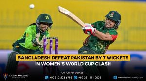 Bangladesh Defeat Pakistan by 7 Wickets in Women’s World Cup Clash