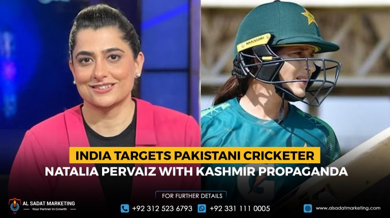 India Targets Pakistani Cricketer Natalia Pervaiz with Kashmir Propaganda