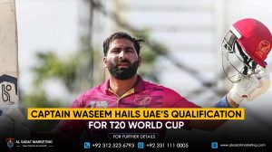 Captain Waseem Hails UAE’s Qualification for T20 World Cup