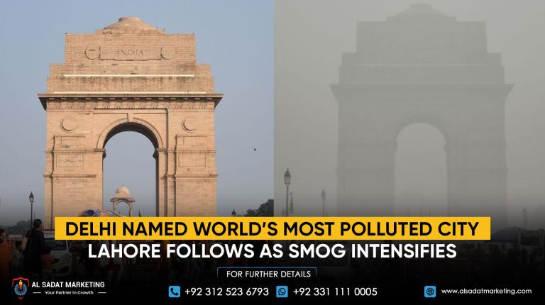 Delhi Named World’s Most Polluted City; Lahore Follows as Smog Intensifies