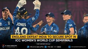 England Defeat India to Secure Spot in ICC Women’s World Cup Semifinals