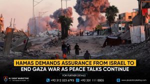 Hamas demands assurance from Israel to end the Gaza war as peace talks continue