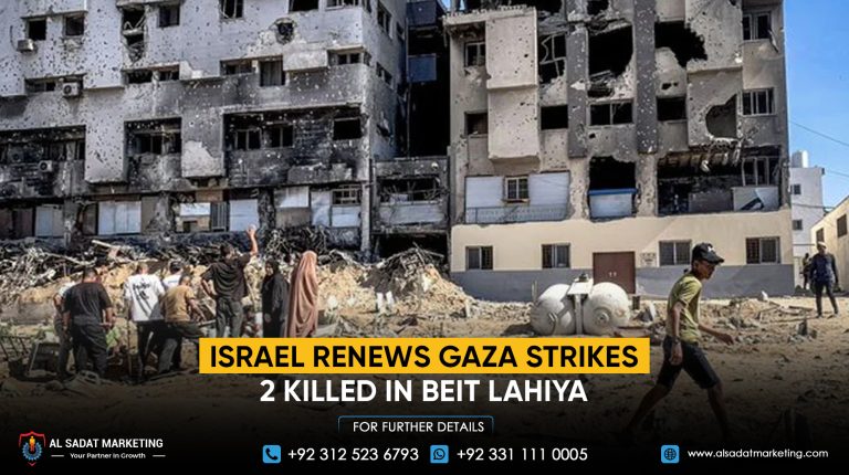 Israel Renews Gaza Strikes, 2 Killed in Beit Lahiya