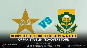Injury Setbacks Hit South Africa Ahead of Pakistan Limited-Overs Tour