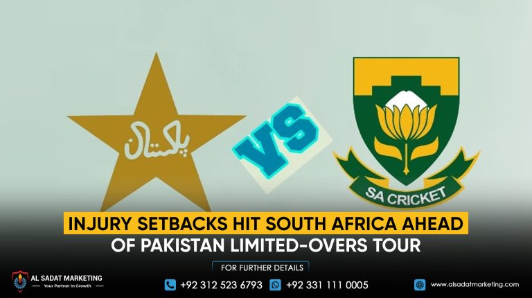 Injury Setbacks Hit South Africa Ahead of Pakistan Limited-Overs Tour