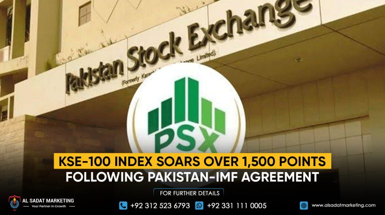 KSE-100 Index Soars Over 1,500 Points Following Pakistan-IMF Agreement