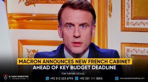 Macron Announces New French Cabinet Ahead of Key Budget Deadline