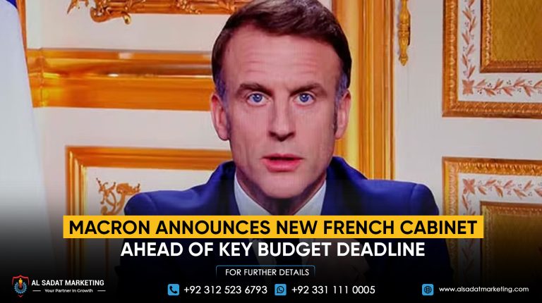 Macron Announces New French Cabinet Ahead of Key Budget Deadline