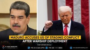 Maduro accuses US of staging conflict after warship deployment