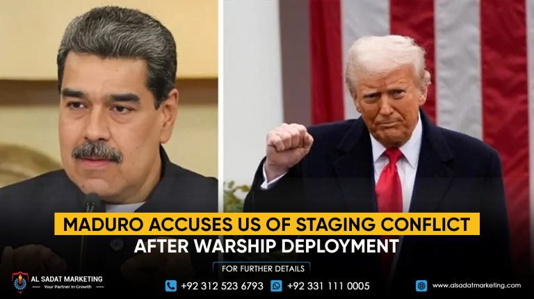 Maduro accuses US of staging conflict after warship deployment