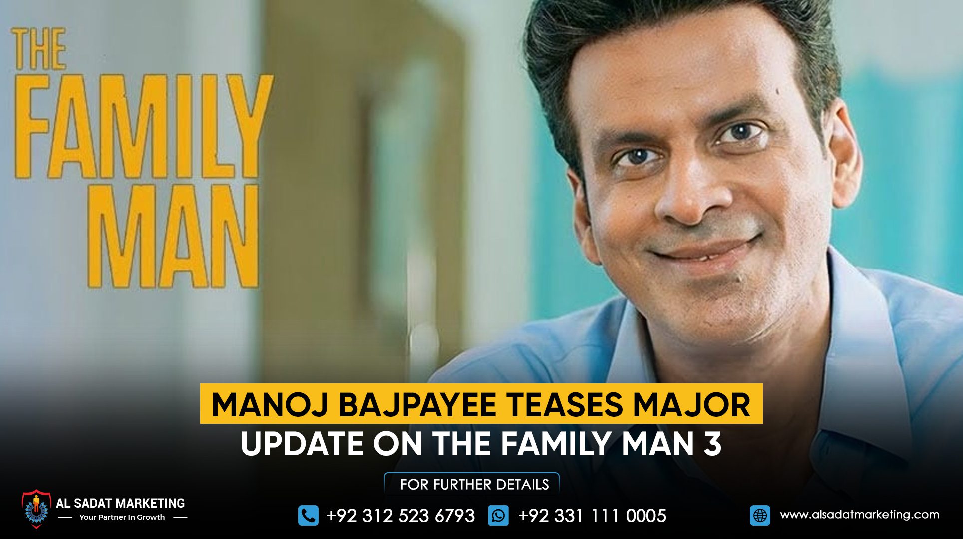 Manoj Bajpayee teases major update on The Family Man 3