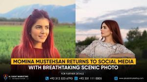 Momina Mustehsan Returns to Social Media with Breathtaking Scenic Photo
