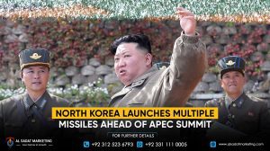 North Korea launches multiple missiles ahead of the APEC summit