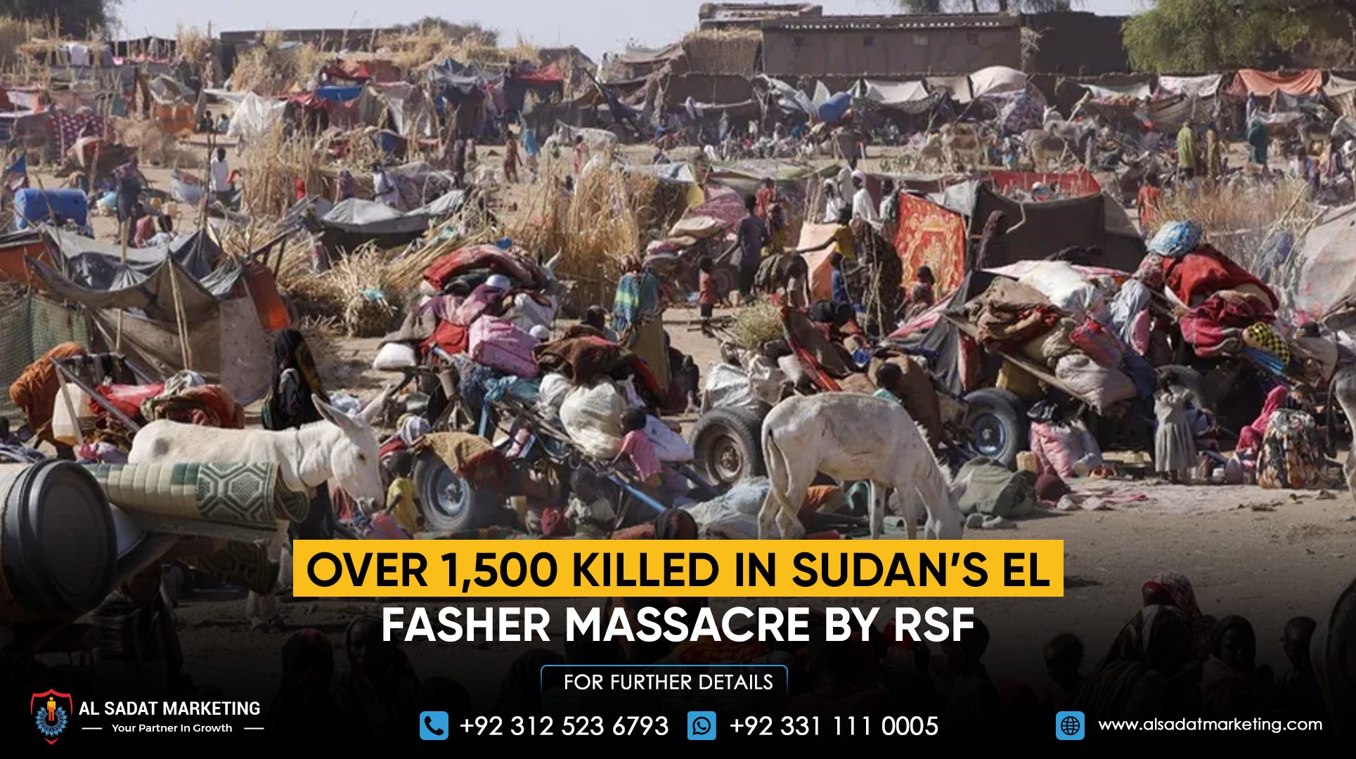 Over 1,500 Killed in Sudan’s El-Fasher Massacre by RSF