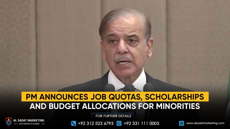 PM Announces Job Quotas, Scholarships, and Budget Allocations for Minorities