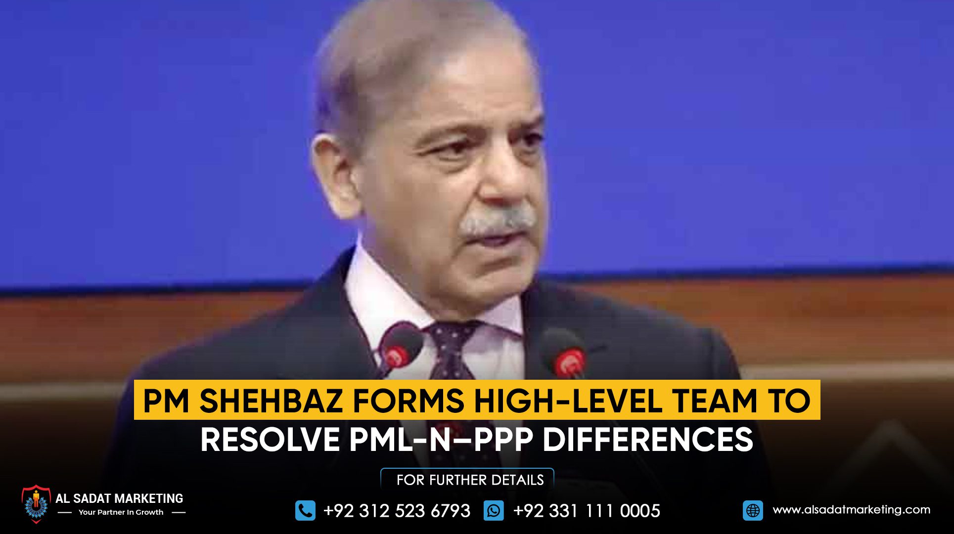 PM Shehbaz forms high-level team to resolve PML-N–PPP differences