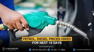 Petrol, diesel prices hiked for next 15 days