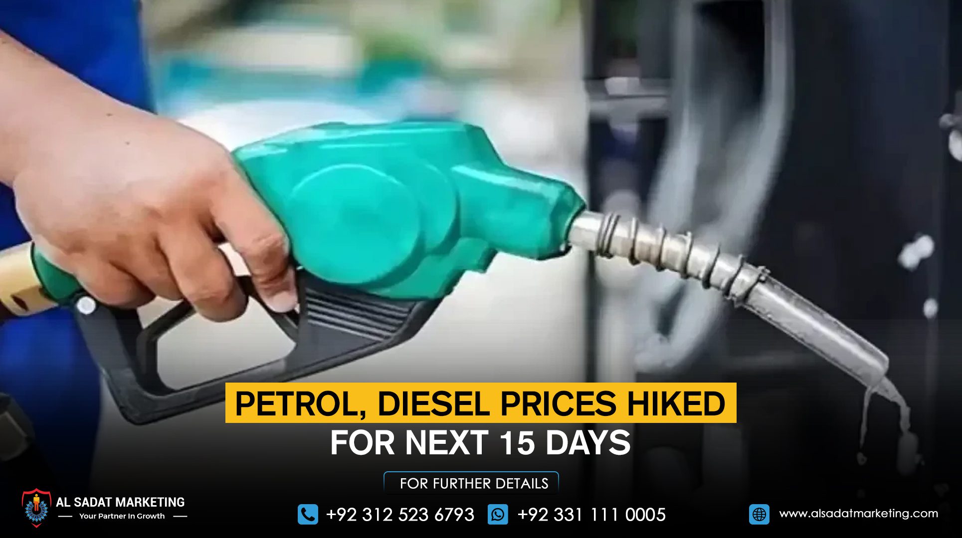 Petrol, diesel prices hiked for next 15 days