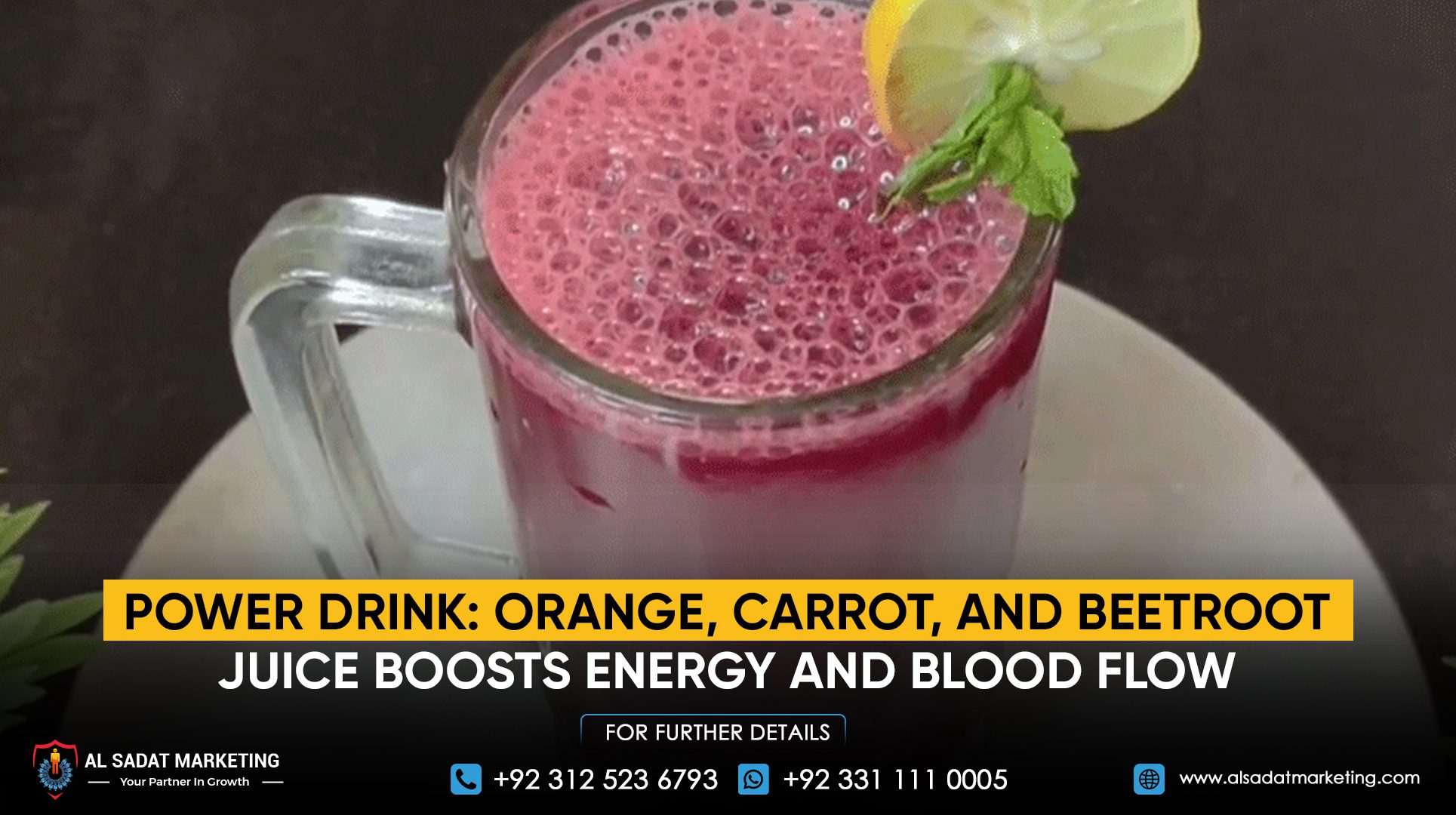 Power Drink: Orange, Carrot, and Beetroot Juice Boosts Energy and Blood Flow