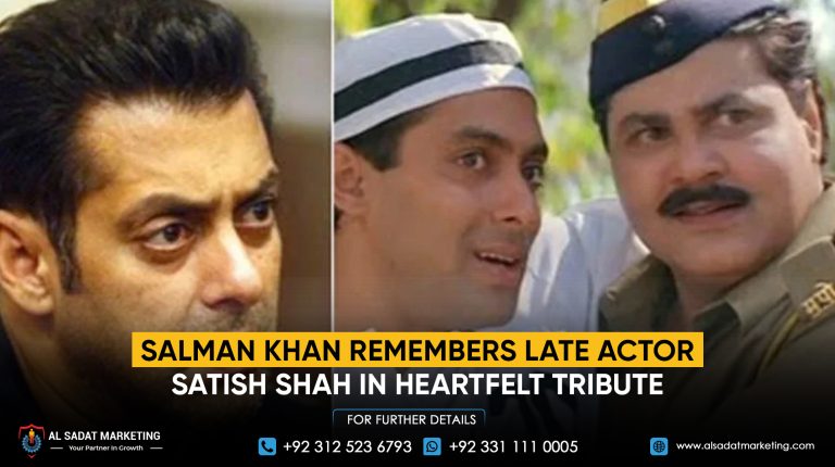 Salman Khan remembers late actor Satish Shah in heartfelt tribute